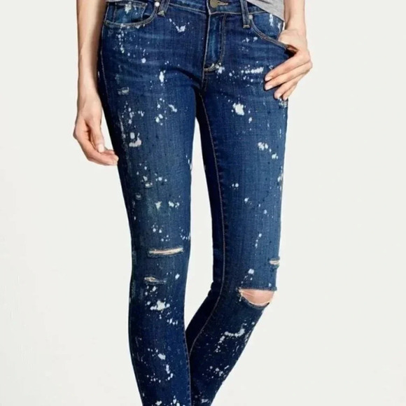 PAIGE Verdugo Ultra Skinny Paint/Bleach Sp… - Picture 16 of 16